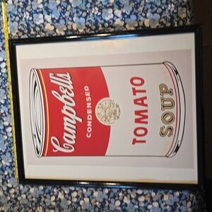 17x21 Andy Worhal Campbell's Soup